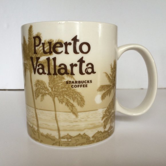 Starbucks 2018 Global Icon Series Puerto Vallarta Mexico Coffee Mug 16 oz - Picture 1 of 8